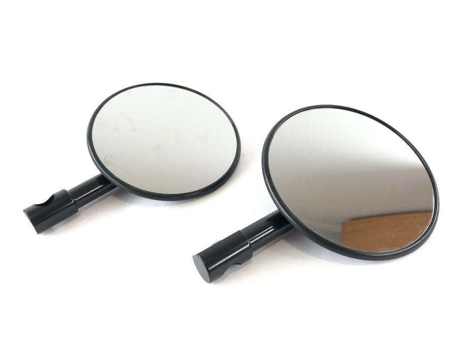 Rétroviseurs d'extrémité de guidon Ø10cm Kit de paire certifié E comme neuf