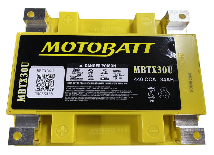 BMW K 75 RT [1990-1991] - MBTX30U Jaune 12V34Ah ​​​​440CCA