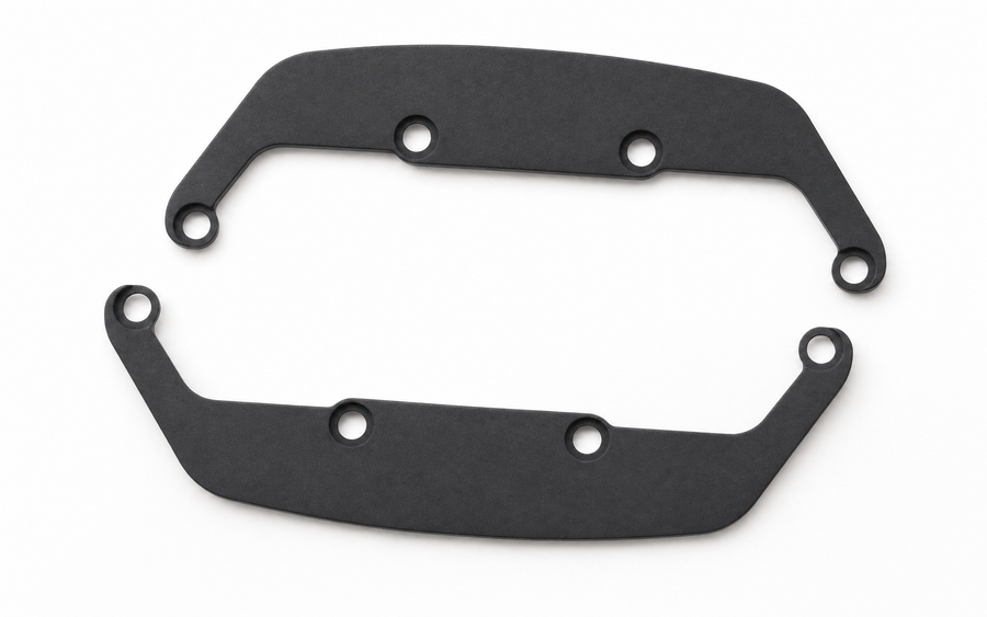 Moto Guzzi cylinder protection bar valve cover protection bar pair right left PPA-CF white background