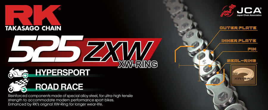 KAWASAKI Z 1000 [2003-2006] - Chaîne à anneaux XW