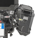 Alu-Seitenkoffer Trekker Outback EVO 33 Monokey – Schwarz, seitlich versetzt, rechts, SMART SEC LOCK