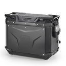 Valise latérale en aluminium Trekker Outback EVO 44, noire – gauche, 44 litres / SMART SECURITY LOCK