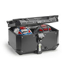 Alu-Topcase schwarz Trekker Outback EVO Monokey – 58 Liter / SMART SECURITY LOCK