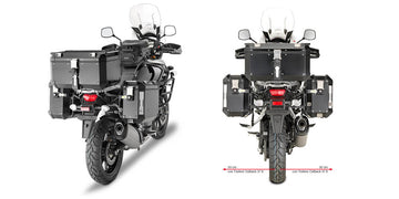 Suzuki DL 1000 V-Strom [GIVI] - Stahlrohr-Seitenkofferträger für Trekker Outback MONOKEY® CAM-SIDE Koffer Durchmesser 18