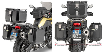 BMW F 800 GS [2024–2026] – Stahlrohr-Seitenkofferträger Cam-Side, 18 mm