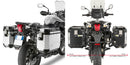 Triumph Tiger 800 / 800 XC / 800 XR [GIVI] - support de valises latérales en acier tubulaire pour valises Trekker Outback MONOKEY® CAM-SIDE
