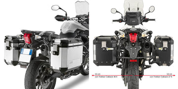 Triumph Tiger 800 XR [2011–2017] – Stahlrohr-Seitenkofferträger Cam-Side