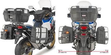 Honda CRF 1100 L Africa Twin Adventure Sports [GIVI] - Side case carrier PL ONE-FIT for MONOKEY® configuration