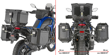 Yamaha Ténéré 700 Rally [GIVI] - Stahlrohr-Seitenkofferträger PL ONE-FIT für die Trekker Outback MONOKEY®