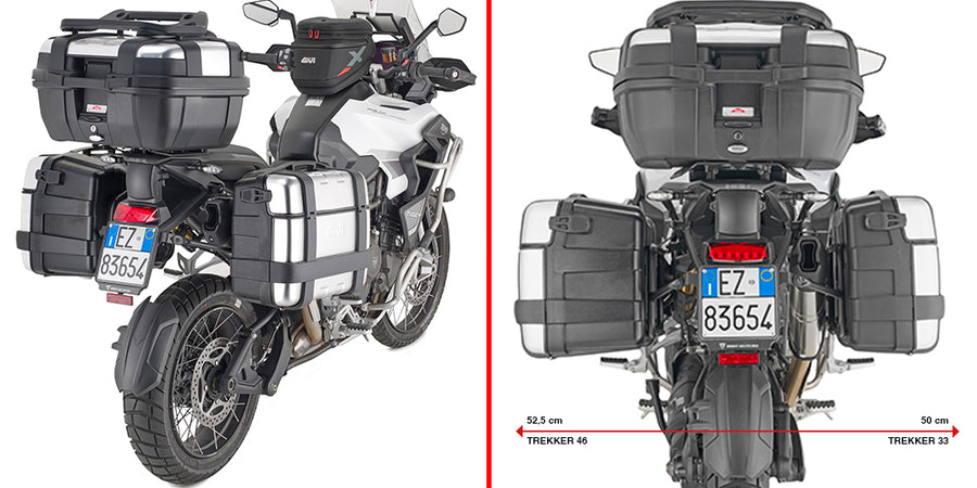 Triumph Tiger 1200 GT Explorer [GIVI] - side case carrier PL ONE-FIT for configuring MONOKEY® side cases