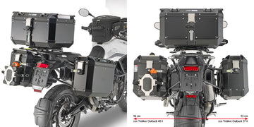Triumph Tiger 900 [GIVI] - Stahlrohr-Seitenkofferträger PL ONE-FIT für die Trekker Outback MONOKEY®