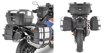 KTM Super Adventure R 1290 [GIVI] - Seitenkofferträger PL ONE-FIT für die Konfiguration von MONOKEY® Seitenkoffern oder