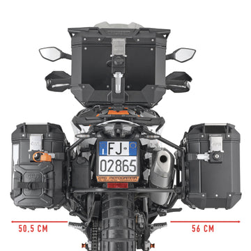 KTM Adventure R 790 [GIVI] - Stahlrohr-Seitenkofferträger PL ONE-FIT für die Trekker Outback MONOKEY®