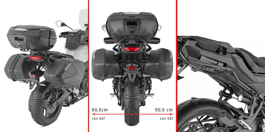 Yamaha Tracer 9 / Tracer 9 GT / Tracer 9 GT+ [GIVI] - Support de valise latéral pour valises MONOKEY TECH 3