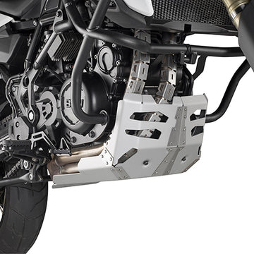 BMW F 700 GS [GIVI] - Protection moteur en aluminium satiné et anodisé compatible avec TN690