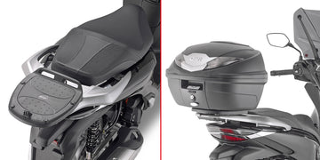 Honda SH 125 [2020–2026] – Topcaseträger für Monolock, mit Platte