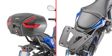 Yamaha MT 09 [GIVI] - Topcase Träger für MONOKEY® oder MONOLOCK® Koffer zu montieren mit der MONOKEY® Platte M5