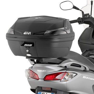 Suzuki Burgman 125-200 K7 K8 K9 L0 L1 L2 L3 [GIVI] - Topcase Träger für MONOLOCK® Koffer benutzen Sie die im Koffer