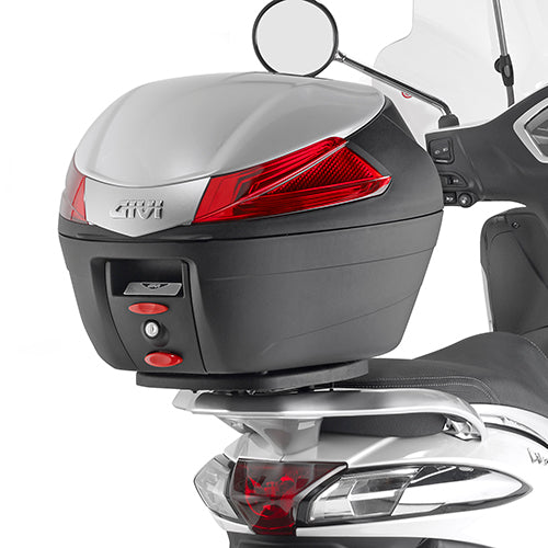 Piaggio Liberty 50-125-150-200 [GIVI] - Topcase Träger für MONOLOCK® Koffer benutzen Sie die im Koffer mitgelieferte