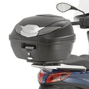 Piaggio Medley 125-150 [GIVI] - Top case carrier for MONOLOCK® case black Use the one supplied in the case