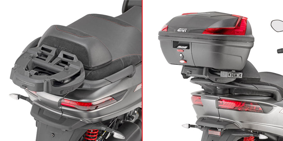 Piaggio MP3 400 Sport/Business [2018-2021] – Support de top case Monokey/Monolock