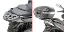 Kymco Xciting VS 400 [GIVI] - Support top case pour valises MONOKEY® ou MONOLOCK® à monter avec la platine MONOKEY® M5