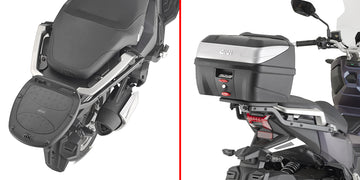 SYM ADX 125 [GIVI] - Topcase carrier for MONOLOCK® cases, use the MONOLOCK® plate included in the case