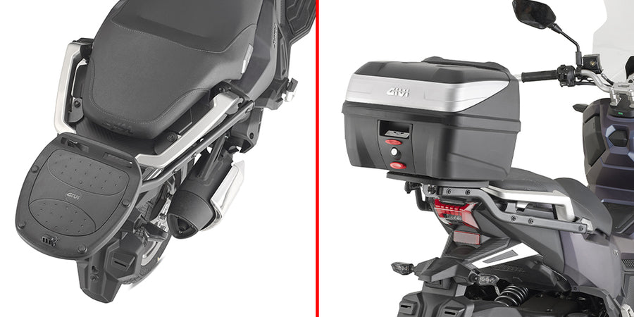 SYM ADX 125 [GIVI] - Support de topcase pour valises MONOLOCK®, utiliser la plaque MONOLOCK® incluse dans la valise