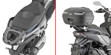 SYM ADX 300 [GIVI] - Support top case pour valises MONOKEY® ou MONOLOCK® à monter avec la platine MONOKEY® M5