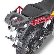 Moto Guzzi V85 TT [GIVI] - Support top case pour valises MONOKEY® ou MONOLOCK® à monter avec la plaque MONOKEY® M5