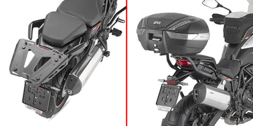 Benelli TRK 702 X [GIVI] - Topcase Träger für MONOKEY® oder MONOLOCK® Koffer zu montieren mit der MONOKEY® Platte M5