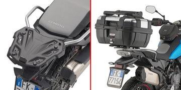 CF Moto MT-X 800 [GIVI] - Topcase Träger für MONOKEY® oder MONOLOCK® Koffer zu montieren mit der MONOKEY® Platte M5
