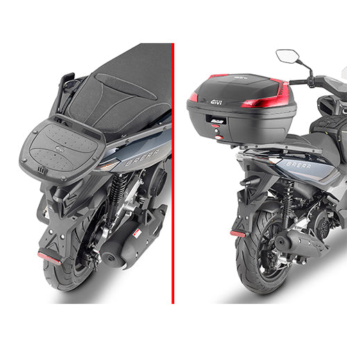 Kl Brera 125-300 [GIVI] - Topcase Träger für MONOLOCK® Koffer benutzen Sie die im Koffer mitgelieferte MONOLOCK® Platte