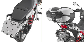 Moto Guzzi V85 TT [GIVI] - Träger aus eloxiertem Aluminium für MONOKEY® Koffer max