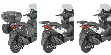 Honda Forza 350 [GIVI] - Paar spezifischer einziehbarer Stealth Halterungen aus mit Glasfaser verstärktem Technopolymer