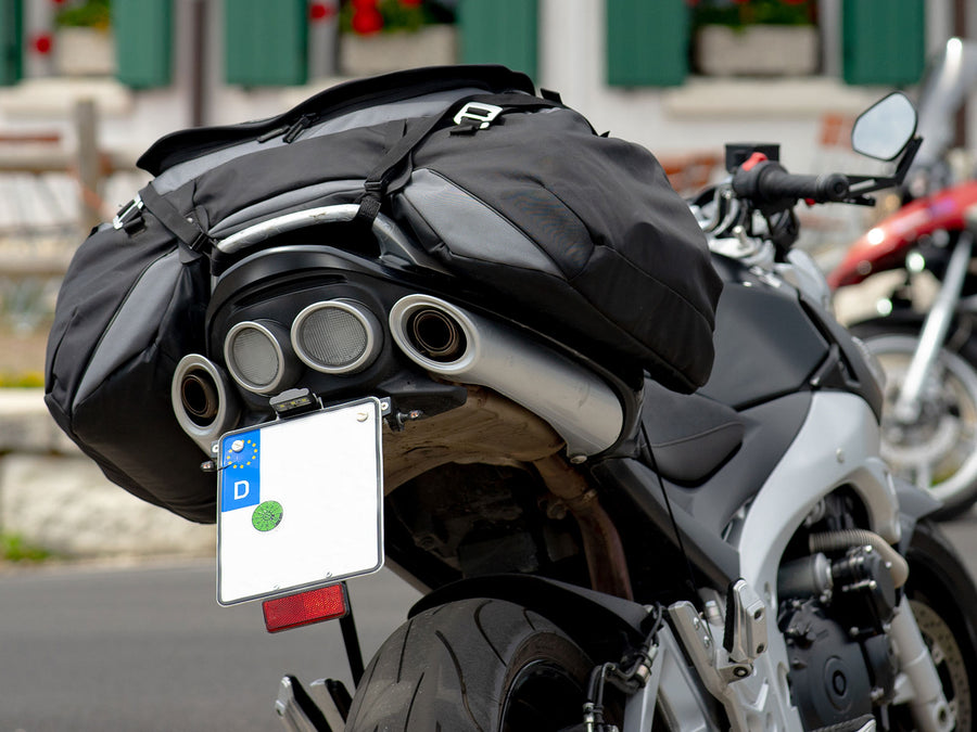 Tail bag [Hepco & Becker] - Xtravel tail bag XL 50 L - strap attachment