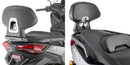 Yamaha X-Max 300 [GIVI] - L'ensemble de dossier passager ne permet pas la fixation du support et de la valise