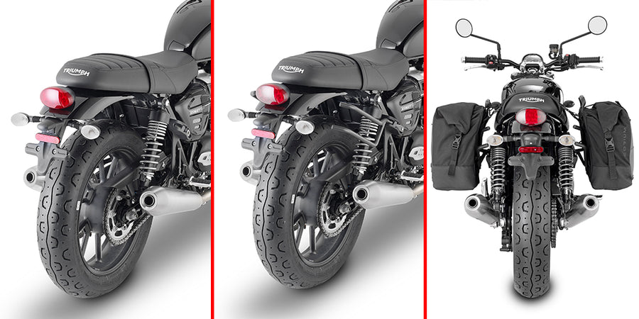Triumph Street Twin 900 [2016–2022] – REMOVE-X Abstandshalter, abnehmbar für Satteltaschen