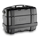 Trekker 33 - Valise Monokey noire – avec couvercle en aluminium noir / Charge max 10 kg