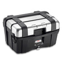 Trekker 46 - Valise Monokey noire avec housse en aluminium – Charge max 10 kg