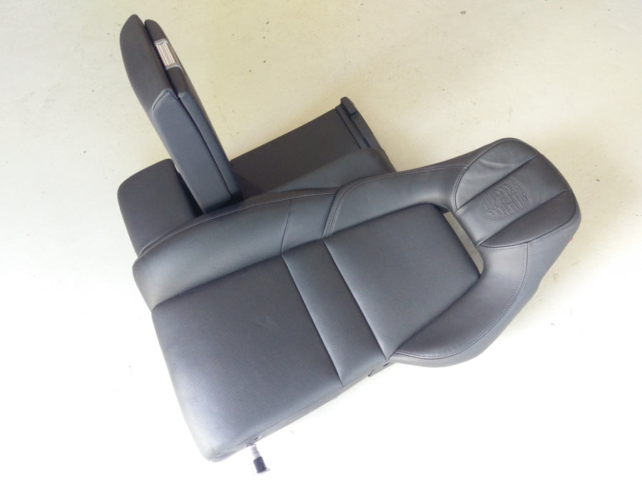 Porsche Panamera Turbo [2010] - Siège arrière gauche en cuir E-Verst, chauffage et ventilation avec points de pression