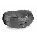 Top case V49 AIR Monokey avec système Wingflow – noir, avec réflecteur teinté, 49 litres