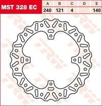 Hm Moto CRM 125 R [2004, 2006-2009] - BRAKE DISC SHARK FIXED – Item no. DF069HW4 – Figure 12