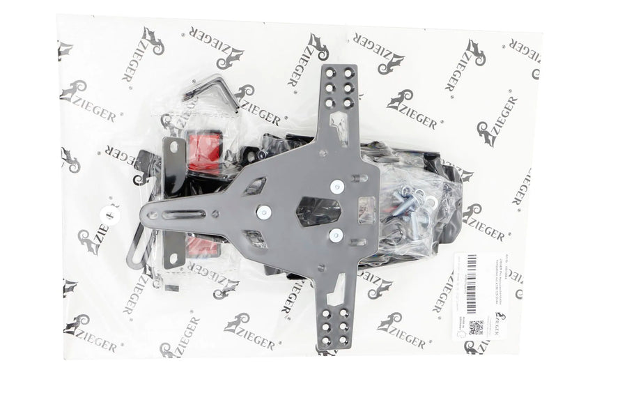 harley davidson flstf [ZIEGER] – Support de plaque d'immatriculation PRO type B