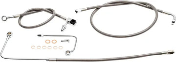Harley Davidson FLS [LA CHOPPERS] - Jeu de conduites de frein en acier inoxydable