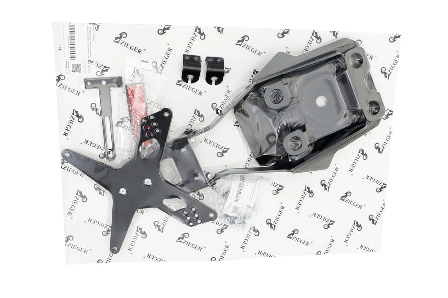 ducati multistrada v4 [ZIEGER] – Support de plaque d'immatriculation X-Line type E