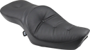 harley-davidson sportster s [DRAG SPECIALTIES] – Selle plate en vinyle à double cuvette-1