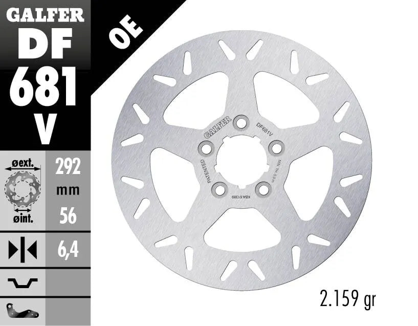Harley-Davidson FXST 1690 Softail Standard [2012-2015] - Disque de frein fixe rond – photo 2