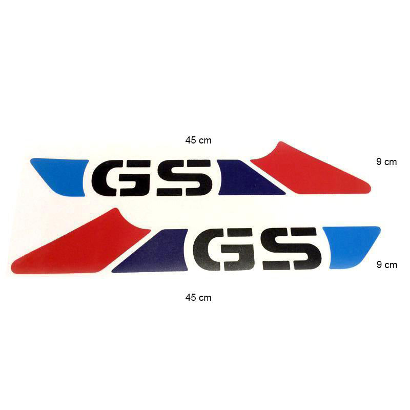 BMW R 1150 GS [1999-2004] - Tankaufkleber GS – Blockdesign Rot/Blau