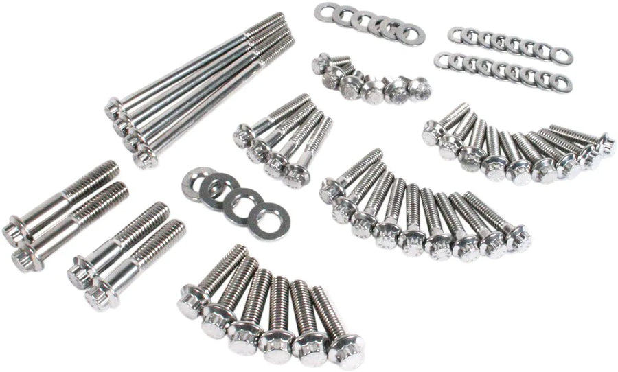 Harley-Davidson FXDBA 1690 Dyna Street Bob Limited [2013] - Dress-Up 12-Point External Primary/Transmission Engine Bolts Kit - Image 1
